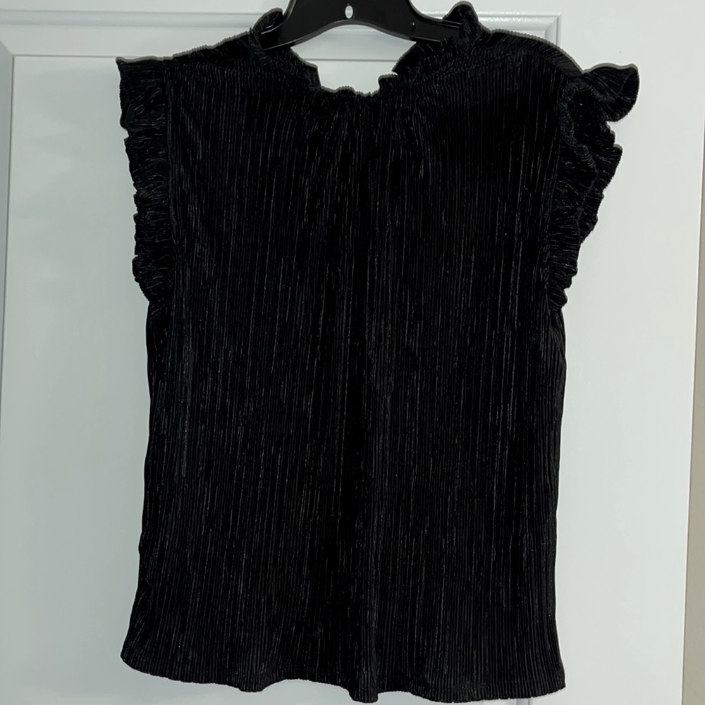 Brand New Black Express Flutter Top